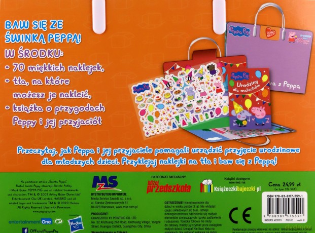 Świnka Peppa. Kocham naklejać cz. 2 [KSIĄŻKA]