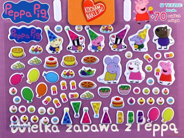 Świnka Peppa. Kocham naklejać cz. 2 [KSIĄŻKA]