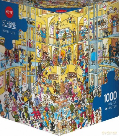 HEYE 1000 el. Dzień jak co dzień w hotelu, Schone [PUZZLE]