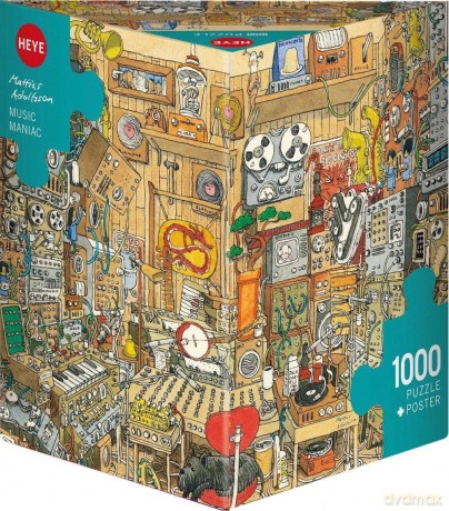 HEYE 1000 el. Szalone studio muzyczne, Adolfsson Mattias [PUZZLE]