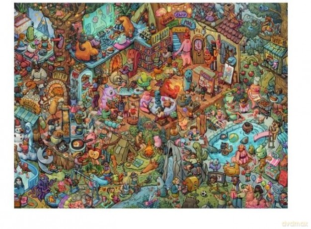 HEYE 1500 el. Zabawa z przyjaciółmi, Tiurina [PUZZLE]