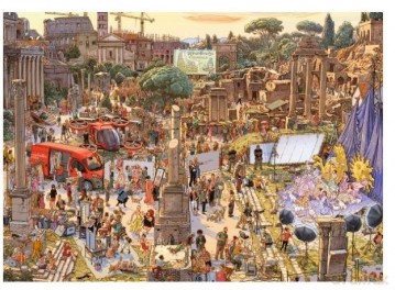HEYE 2000 el. Pokaz mody pośród ruin antycznego Rzymu, Knoor Peter [PUZZLE]