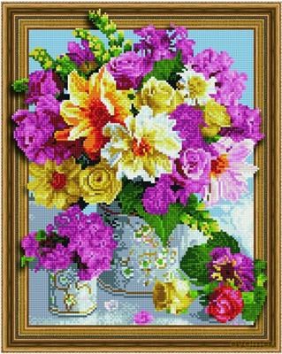 Diamentowa Mozaika 5D Kolorowy zawrót głowy 40x50 cm