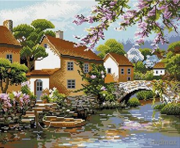 Diamentowa Mozaika Spokój letniego dnia 40x50 cm