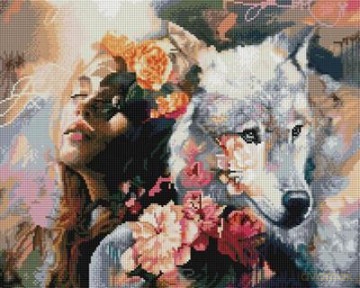 Diamentowa Mozaika Wewnętrzna harmonia 40x50 cm