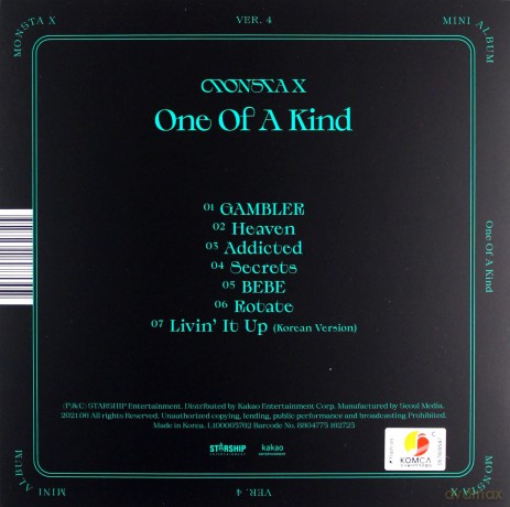 Monsta X: One Of A Kind [CD]