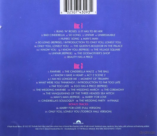 Andrew Lloyd Webber: Andre Lloyd Webber's 'Cinderella' [CD]
