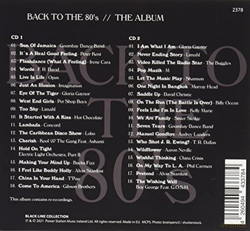 Back To The 80's - The Album [2CD]