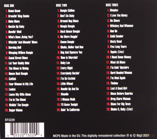 John Lee Hooker: Boom Boom - 60 Essential Recordings [3CD]