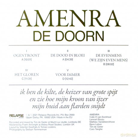 Amenra: De Doorn [2xWinyl]