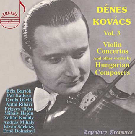 Denes Kovacs Vol.3: Violin Concertos And Other Works By Hungarian Composers [4CD]