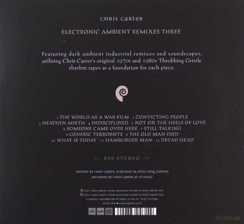Chris Carter: Electronic Ambient Remixes Volume 3 [CD]