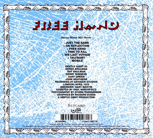 Gentle Giant: Free Hand (digipack) [CD]
