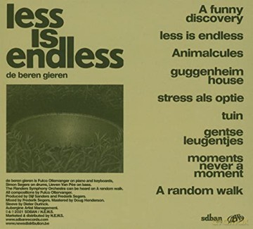 De Beren Gieren: Less Is Endless [CD]