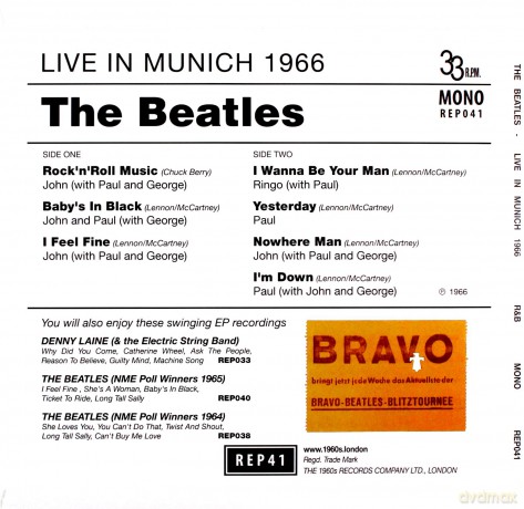 Beatles: Live In Munich 1966 [Winyl]