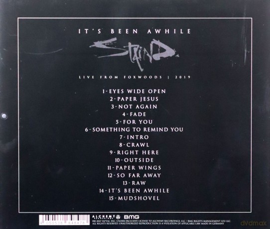 Staind: ItS Been A While Live [CD]
