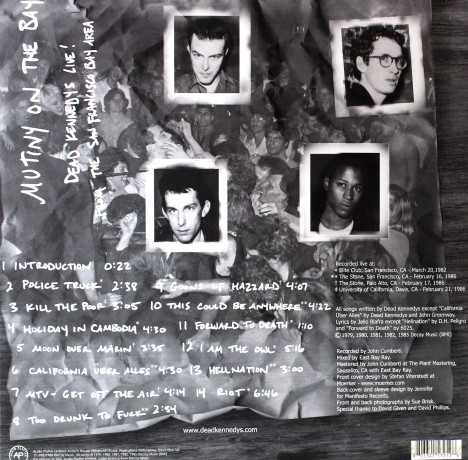 Dead Kennedys: Mutiny On The Bay [2xWinyl]