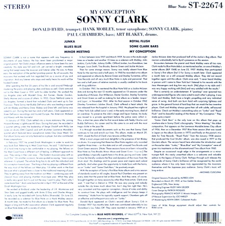 Sonny Clark: My Conception (Blue Note. 1959) [Winyl]