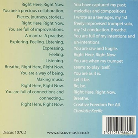 Charlotte Keeffe: Right Here. Right Now [CD]