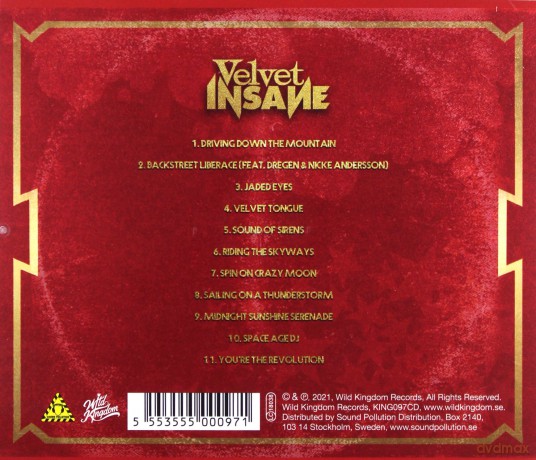Velvet Insane: Rock N Roll Glitter Suit [CD]