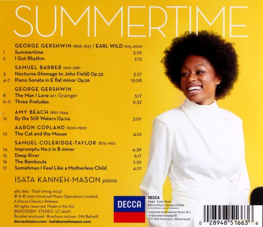 Isata Kanneh-Mason: Summertime [CD]