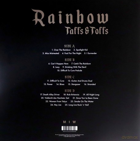 Rainbow: Taffs And Toffs [2xWinyl]