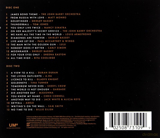 The Best Of Bond...James Bond [2CD]