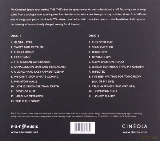 The The: The Comeback Special (digibook) [2CD]
