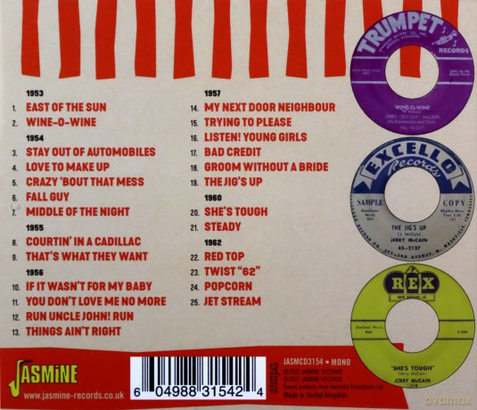 Jerry Mccain: The Hot Harmonica Singles Of Jerry Mccain Tough Stuff 1953-1962 [CD]