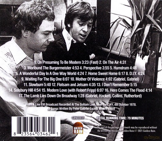 Peter Gabriel: The Late Show [CD]