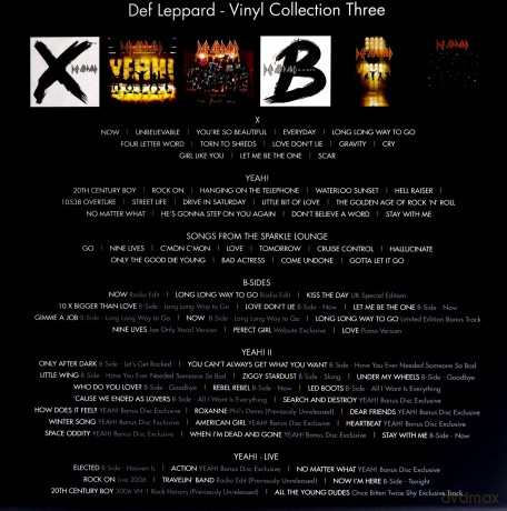 Def Leppard: The Vinyl Boxset: Volume Three (Limited) [9xWinyl]