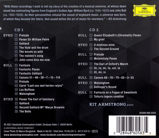 Kit Armstrong: The Visionaries Of Piano Music [2CD]