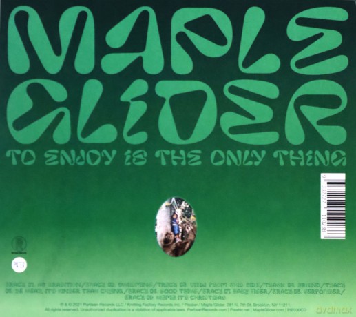 Maple Glider: To Enjoy is the Only Thing (digipack) [CD]