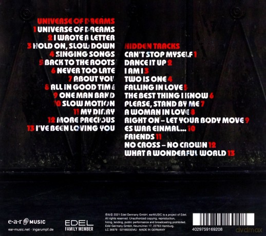 Inga Rumpf: Universe of Dreams Hidden Tracks (digipack) [2CD]