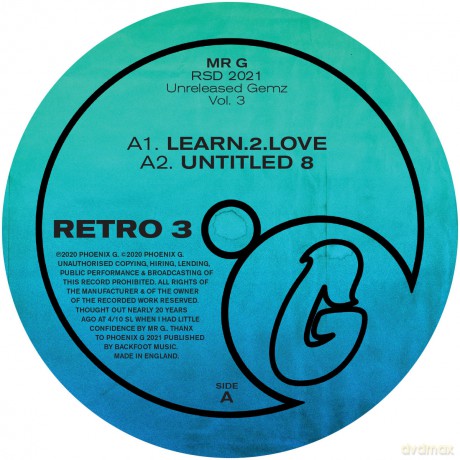Mr G: Unreleased Gemz Vol. 3 [Winyl]