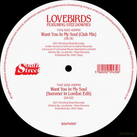 Lovebirds: Want You In My Soul (Feat. Stee Downes) [Winyl]