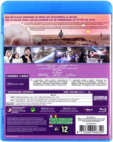 Star Wars: Episode IV - A New Hope (Gwiezdne wojny: Część IV - Nowa nadzieja) [2xBlu-Ray]
