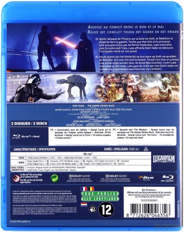 Star Wars: Episode V - The Empire Strikes Back (Gwiezdne wojny: Część V - Imperium kontratakuje) [2xBlu-Ray]