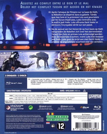 Star Wars: Episode V - The Empire Strikes Back (Gwiezdne wojny: Część V - Imperium kontratakuje) [2xBlu-Ray]