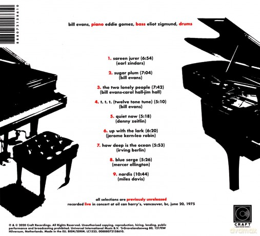 Bill Evans: On A Friday Evening [CD]