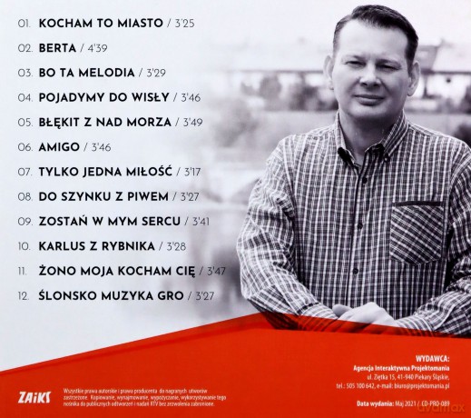 Jan Bavar: Kocham to miasto [CD]