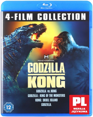 Godzilla & Kong 4-Film Collection [4xBlu-Ray]