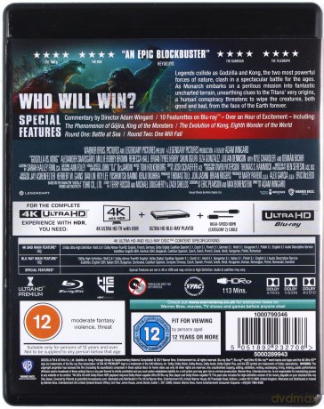 Godzilla vs. Kong [Blu-Ray 4K]+[Blu-Ray]