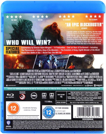 Godzilla vs. Kong [Blu-Ray]