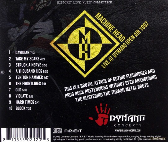 Machine Head: Live at Dynamo Open Air 1997 [CD]