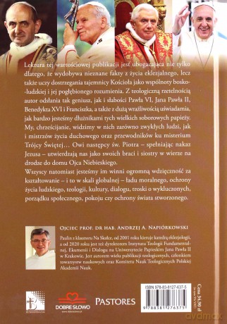 Cztery skały. Paweł VI, Jan Paweł II, Benedykt XVI i Franciszek - Andrzej A. Napiórkowski [KSIĄŻKA]