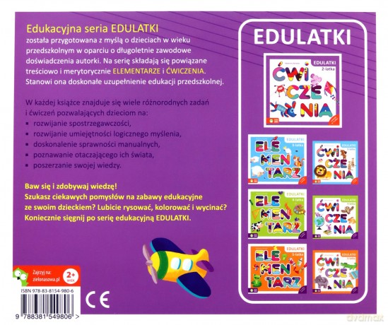 Edulatki Elementarz 2-latka - Katarzyna Borecka [KSIĄŻKA]