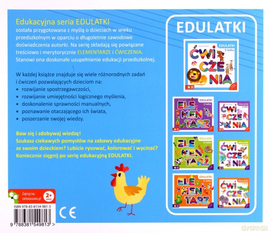 Edulatki Elementarz 3-latka - Katarzyna Borecka [KSIĄŻKA]