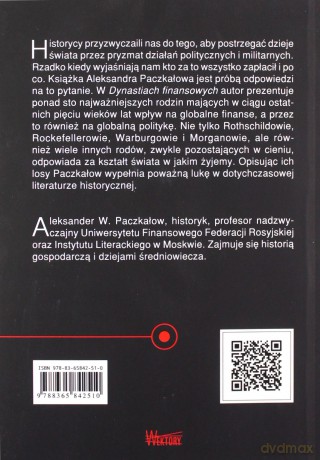 Finansowe dynastie architekci globalizmu - Aleksander W. Paczkałow [KSIĄŻKA]