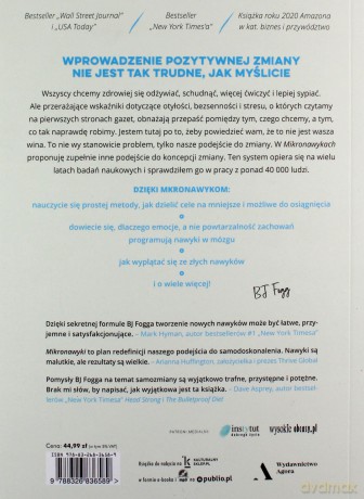 Mikronawyki Niewielkie zmiany które wiele zmieniają - BJ Fogg [KSIĄŻKA]